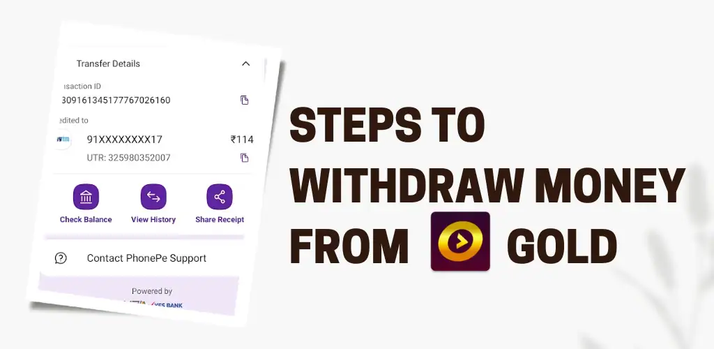 Steps to Withdraw Money From Winzo Gold